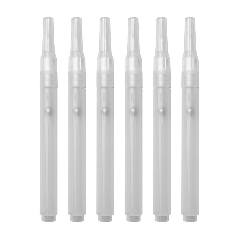 Midsole Marker Paint - 6Pcs 명확한 빈 브러시 펜 리필