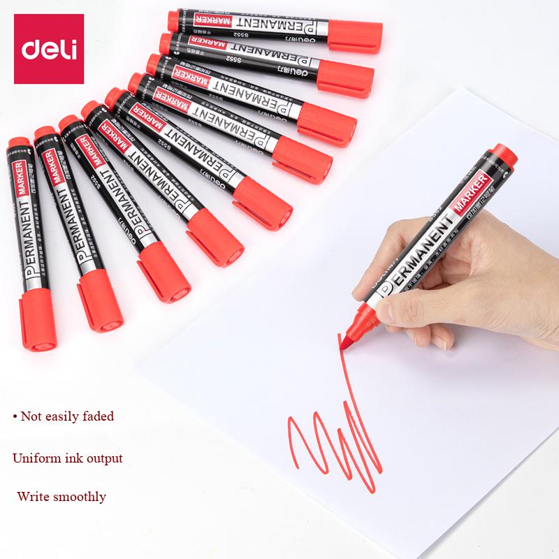 Midsole Marker Paint - 10PCS 델리 S552 잉크 가능 마커