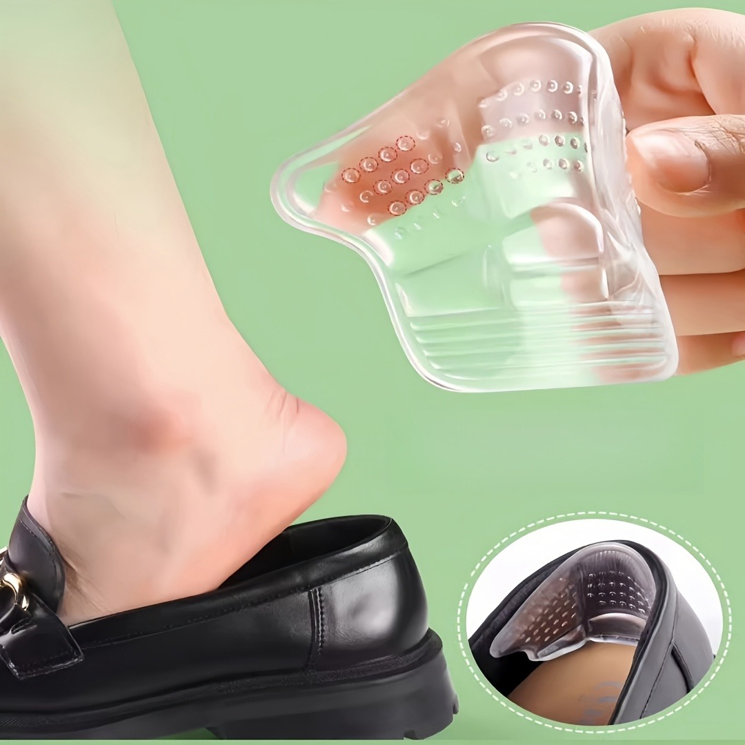 Shoe Polish Cream - 실리콘 젤 힐 인서트, 자가 접착
