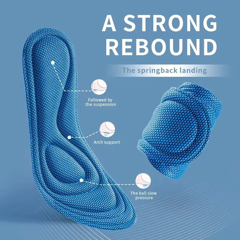 4 PCS 스포츠 마사지 깔창 신발용 메모리 폼 깔창  - Insole Memory Foam 리뷰 및 가격