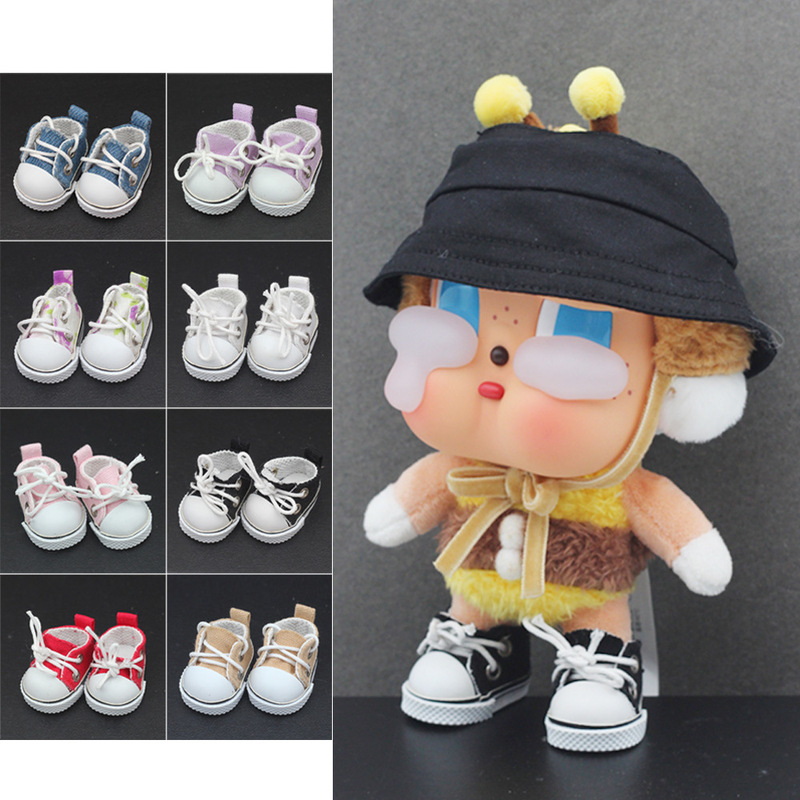 인형 캔버스 스니커즈 38mm 레이스업 캐주얼 미니 슈 - Sneaker Care Accessories 리뷰 및 가격
