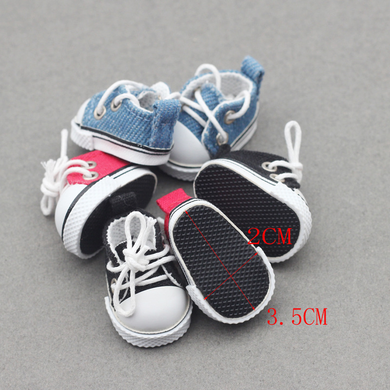 인형 캔버스 스니커즈 38mm 레이스업 캐주얼 미니 슈 - Sneaker Care Accessories 리뷰 및 가격