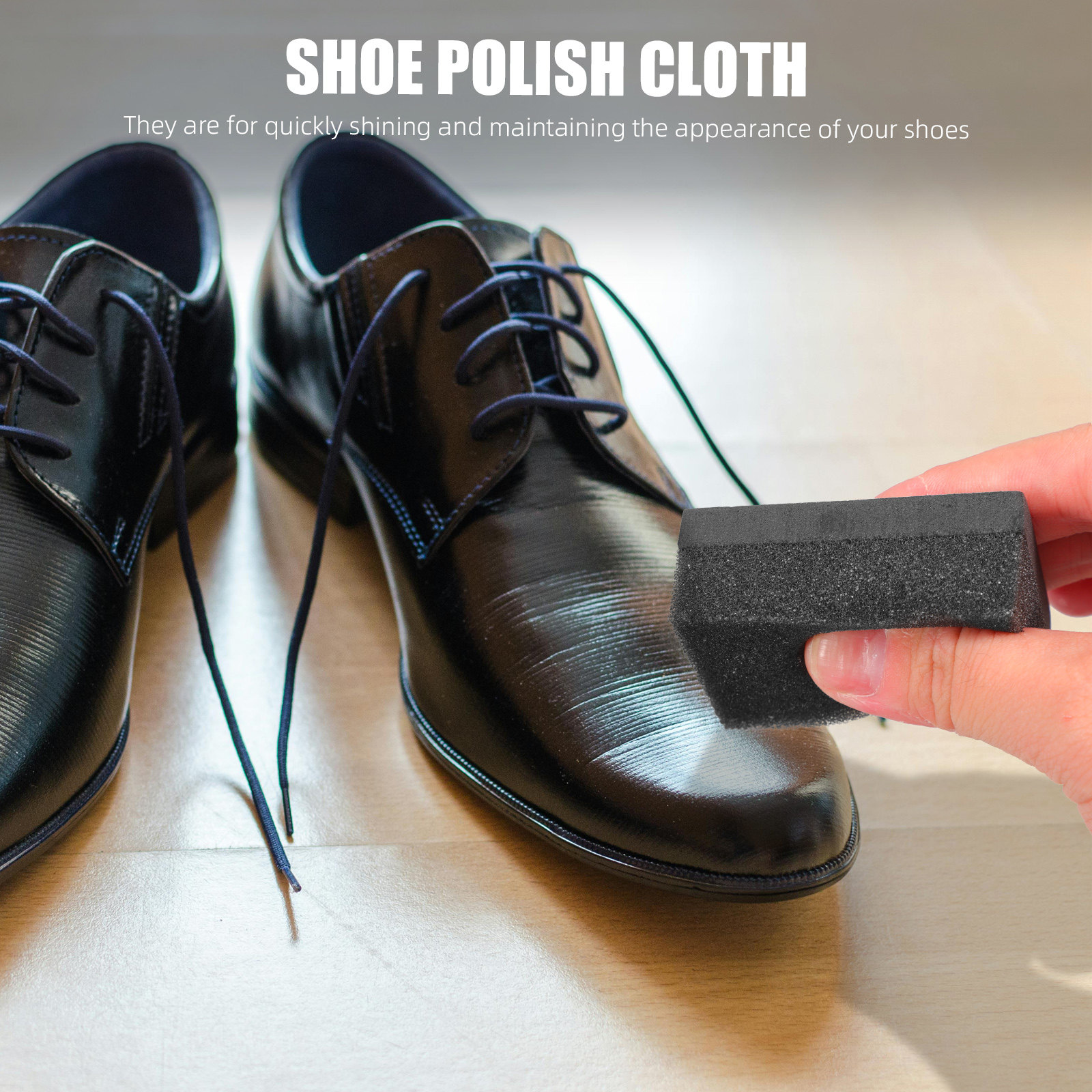 10Pcs 일회용 구두 광택 천 블랙 구두 광택 물티슈 - Shoe Polish Cream 리뷰 및 가격