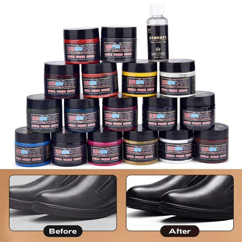 50g 가죽 수리 페인트 색소 DIY 식물성 무두질 가 - Shoe Polish Cream 리뷰 및 가격