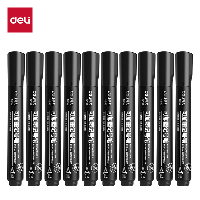 10PCS 델리 S552 잉크 가능 마커 세트 리필 가 - Midsole Marker Paint 리뷰 및 가격