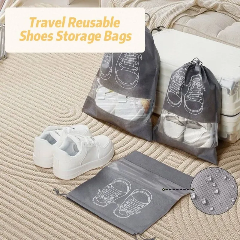 1-30PCS 신발 보관 정리 가방 부직포 신발 먼지  - Shoe Bag Dust 리뷰 및 가격