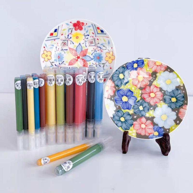 12색 언더글레이즈 마커 펜 세라믹 페인트 펜 중고온  - Midsole Marker Paint 리뷰 및 가격